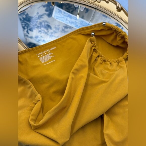 🆕 CHRISTOPHER ESBER 🧿 NWOT U Prong Swim Brief, Mustard, Sz AU 10 US 6 - Picture 14 of 16